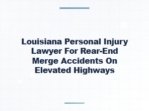 Louisiana Personal Injury Lawyer for Highway Merge Accidents