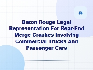 Baton Rouge Legal Representation for Rear-End Merge Crashes