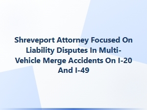 Shreveport Attorney for Multi-Vehicle Merge Liability on I-20 and I-49